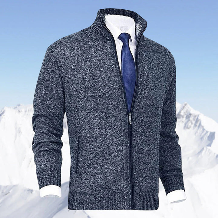 Stilren Zip-up Väst För Män