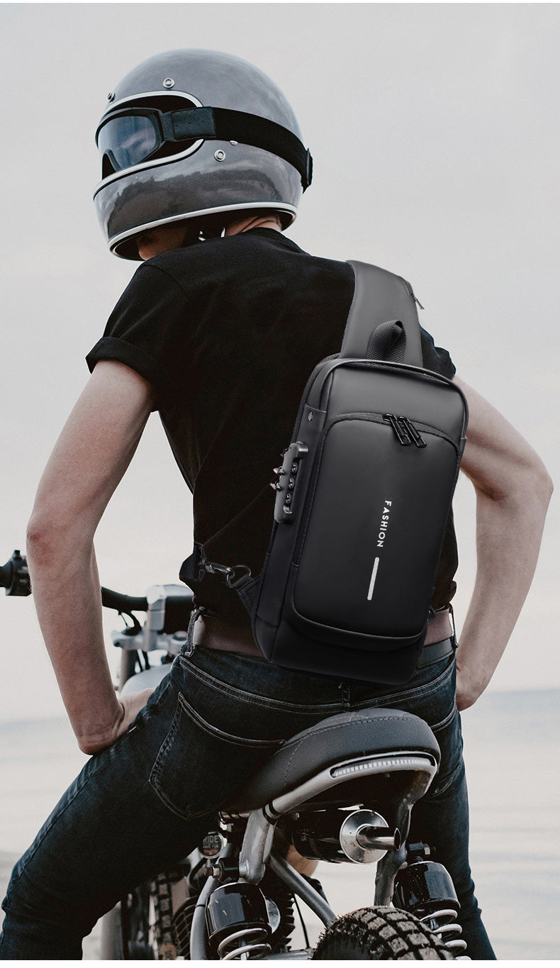Anti-Tjuv Crossbody Ryggsäck