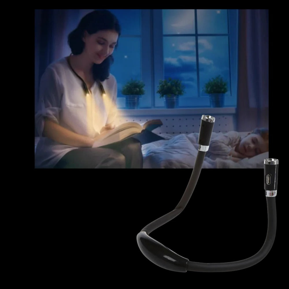 LED Nacklampa för Läsning