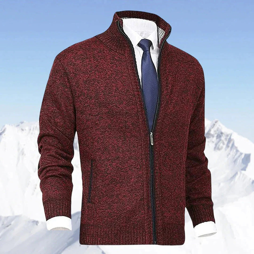 Stilren Zip-up Väst För Män