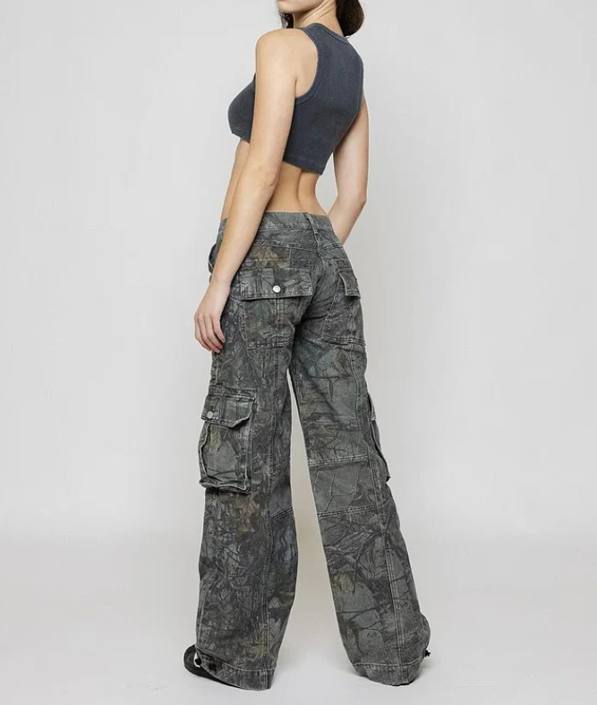 Camo Cargo Byxor