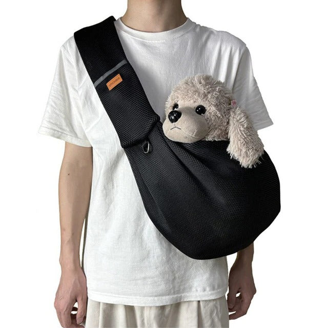Lättviktig &amp; Andningsbar Crossbody Hundslingaxelväska