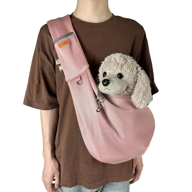 Lättviktig &amp; Andningsbar Crossbody Hundslingaxelväska