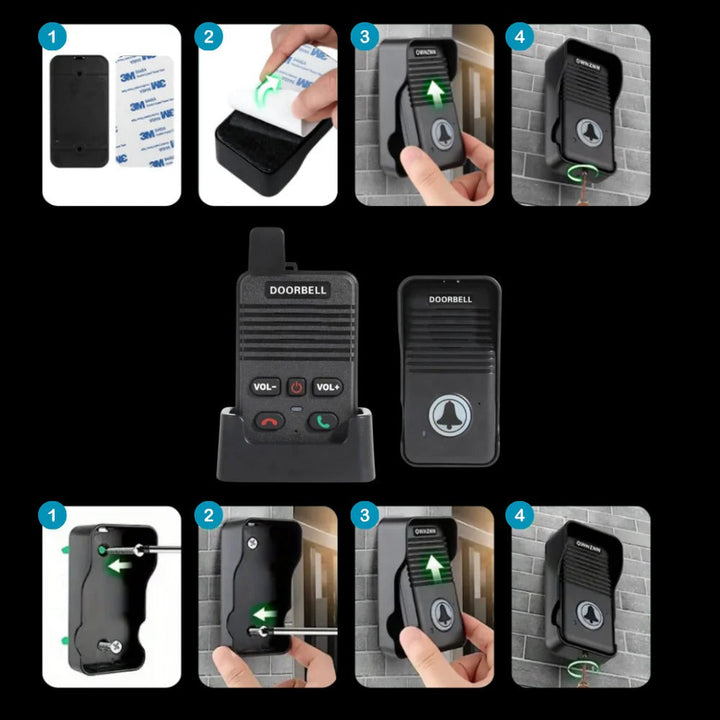 Avancerad Kommunikations Intercom Dörrklocka