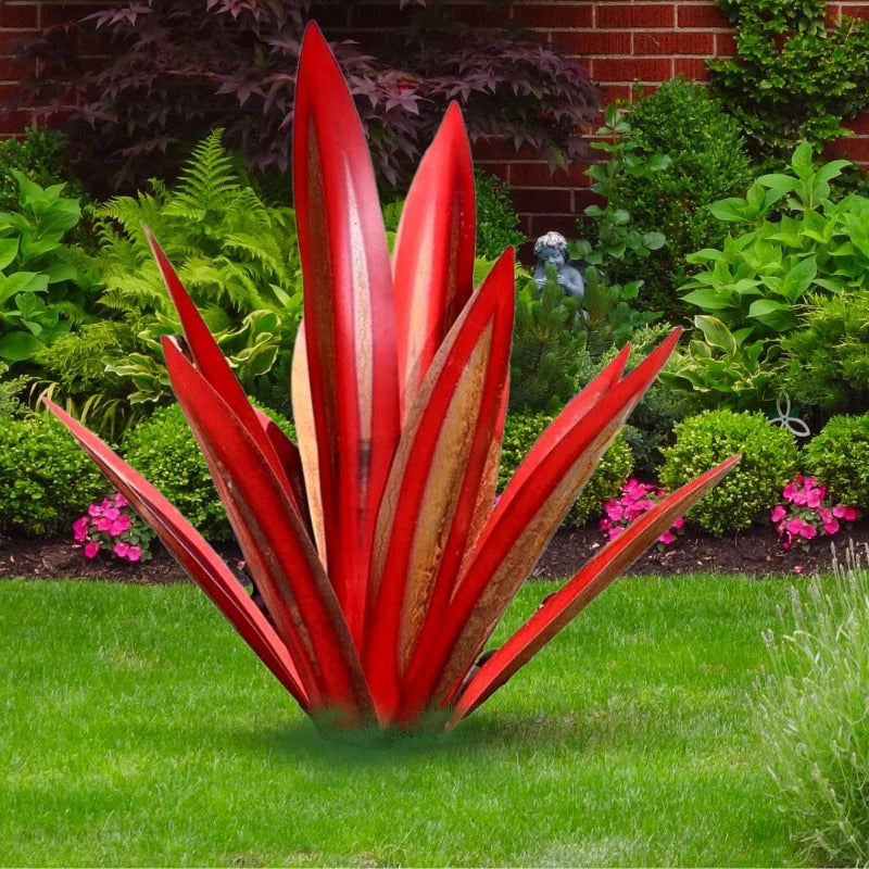 Agave Americana Metall Dekorativ Växt