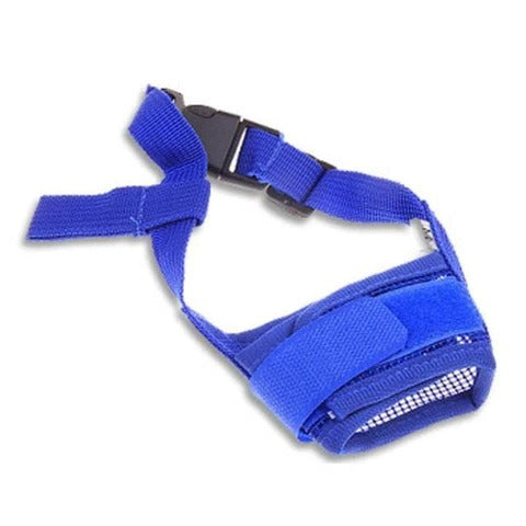 Justerbar Mjuk Hund Biting Muzzle Munskydd