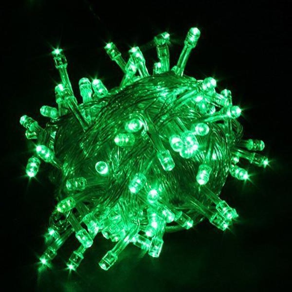 17-Meter Ljusserie med 100 LED Solcellsdrivna Fairy Lights
