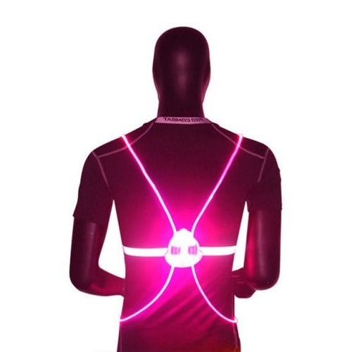 360 Reflekterande LED Flash Nattväst