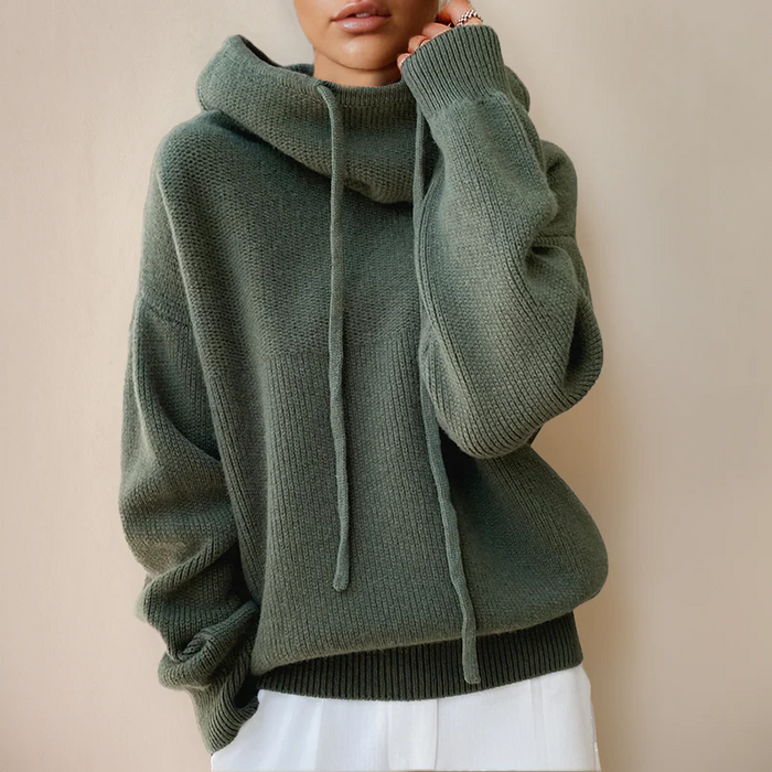 Turtleneck Tröja i Merinoull för Kvinnor
