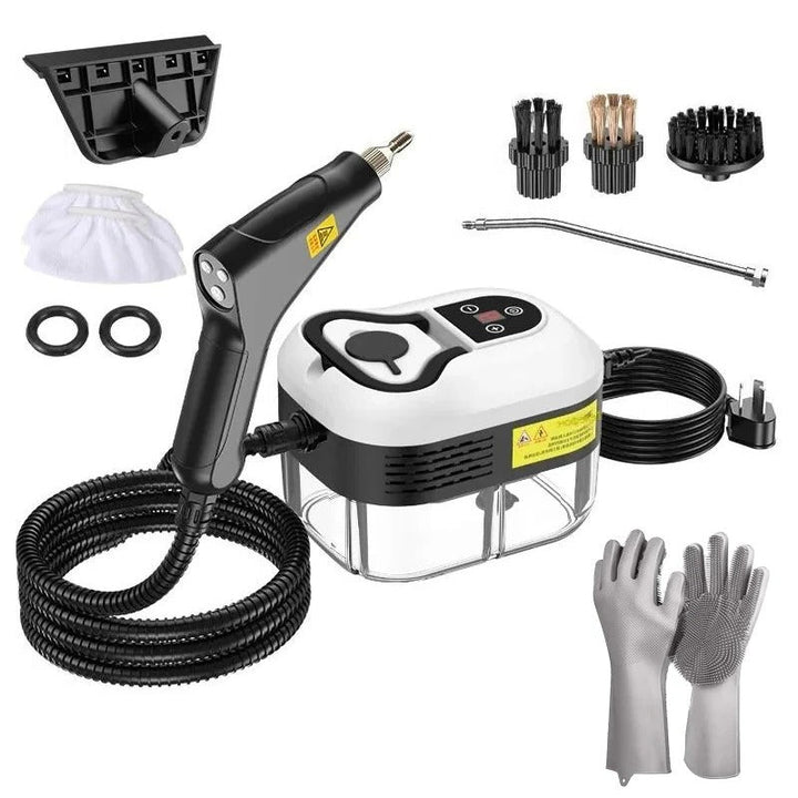 2500W Högtryck Ångtvätt med Handskar