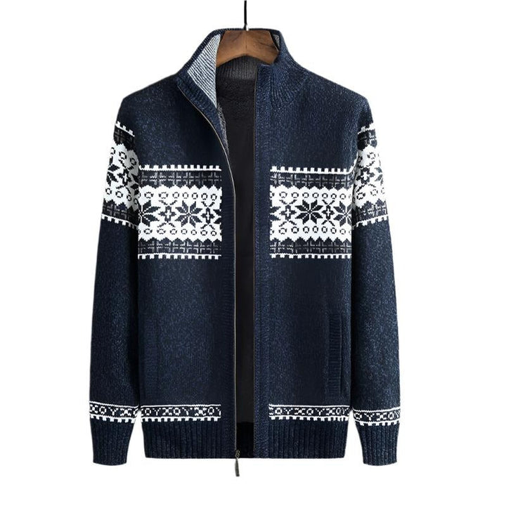 Varm Fleece Vinterjackor för Män