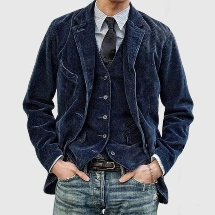 Herrarnas kordjacka – Avslappnad vintage-stil