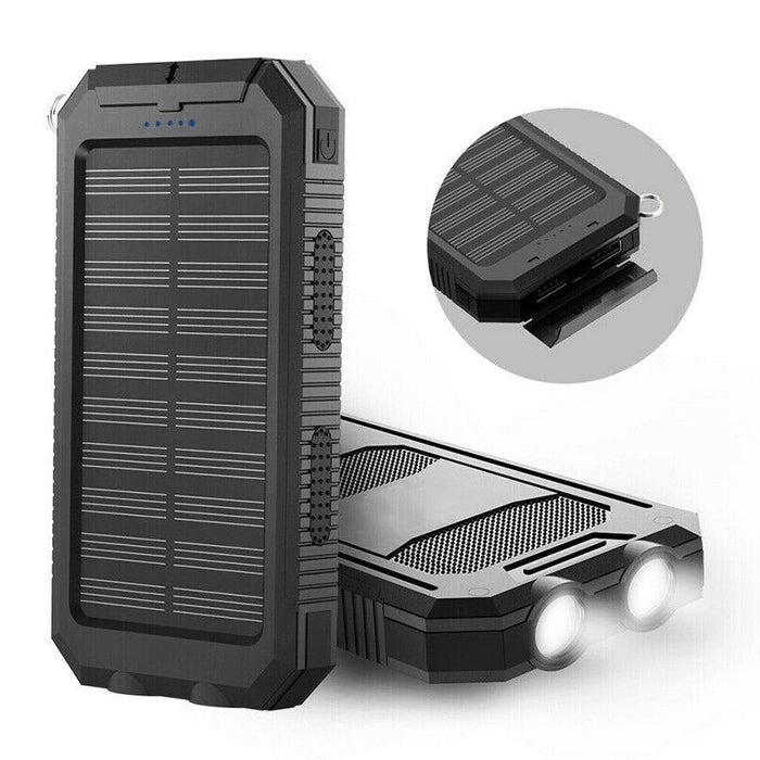 500000mAh Solcellsladdare Vattentät Power Bank Extern