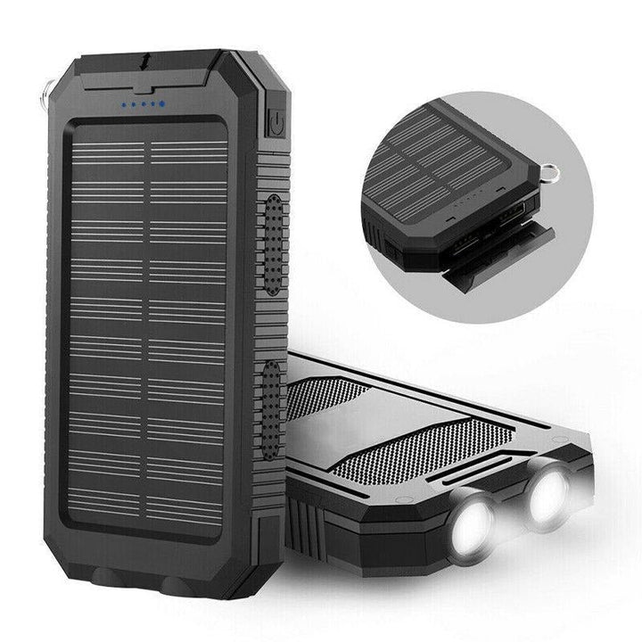 500000mAh Solcellsladdare Vattentät Power Bank Extern