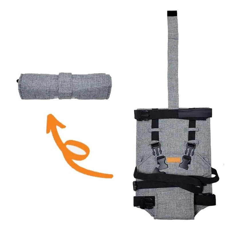 Kompakt Resesits med Justerbart Säkerthetsbälte