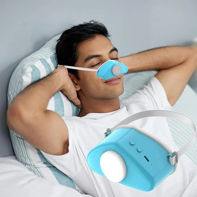 Elektrisk Atomiserad Mikro-CPap - Bärbara Elektriska Antisnarkningsapparater Smart Mask Antisnarkningsenhet
