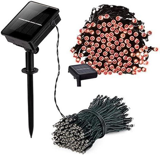17-Meter Ljusserie med 100 LED Solcellsdrivna Fairy Lights