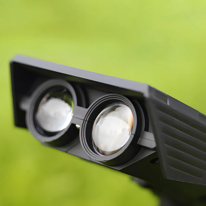 Vattentät LED Solarbelysning Multi-zoom Spot Light Landskapsbelysning RGB