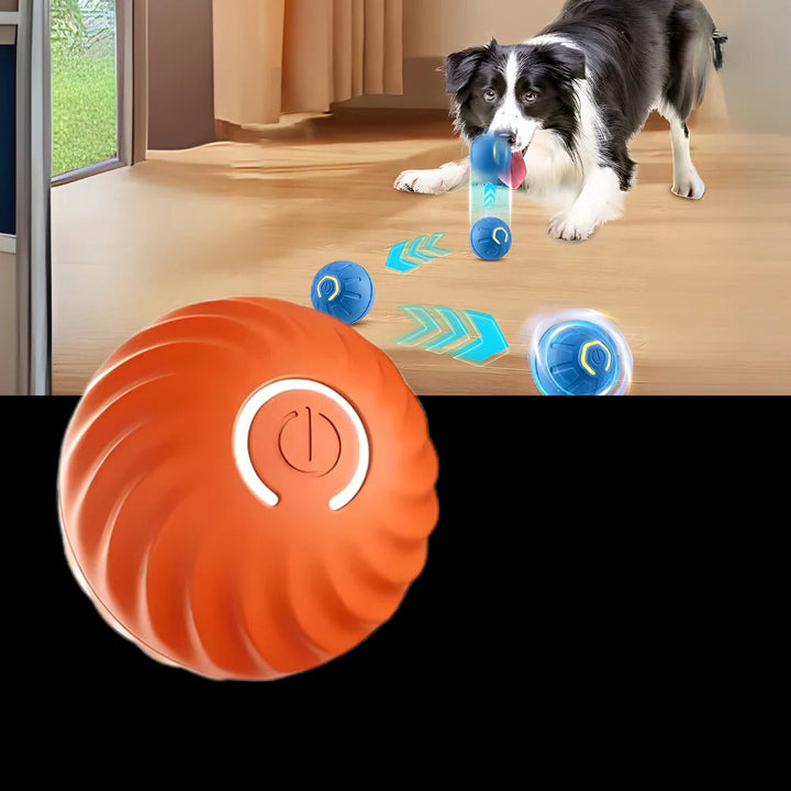 Interaktiv hinderundvikande hundboll