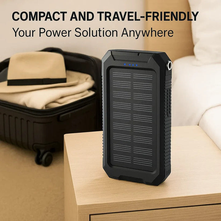 500000mAh Solcellsladdare Vattentät Power Bank Extern