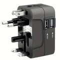 Världsomspännande Reseadapter med Dubbel USB-laddningsport