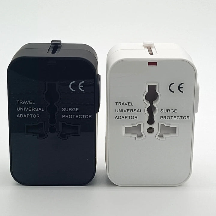 Världsomspännande Reseadapter med Dubbel USB-laddningsport
