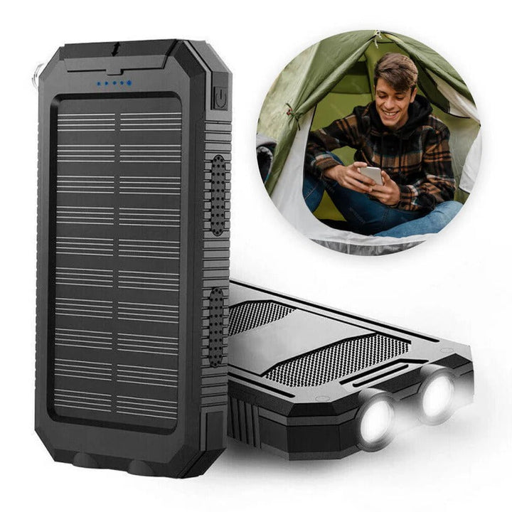 500000mAh Solcellsladdare Vattentät Power Bank Extern