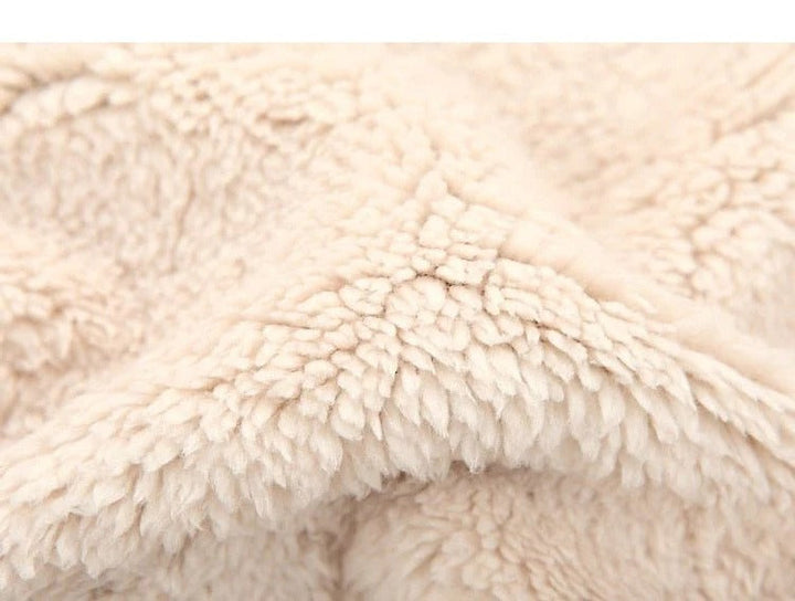 Varm Fleece Vinterjackor för Män