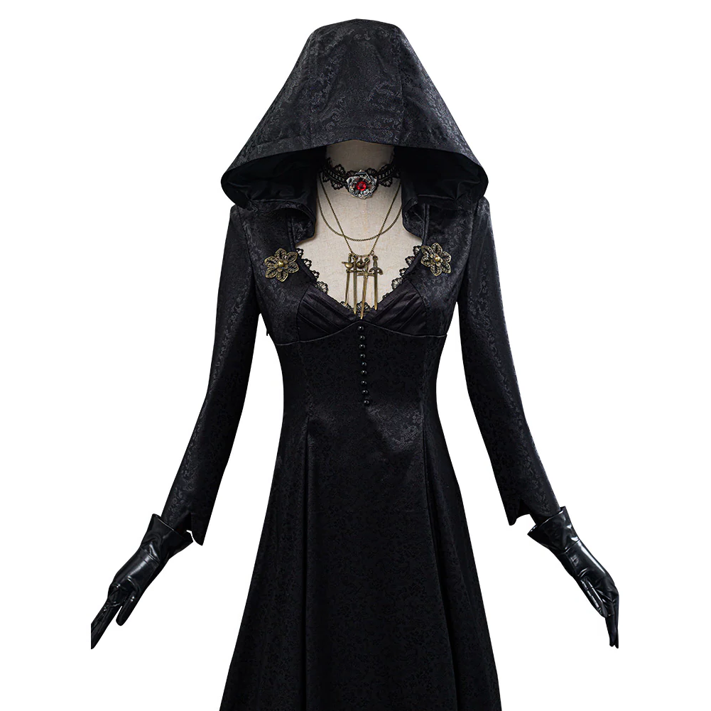 Officiell Evil Village Cosplay Kostym Vampyrdam
