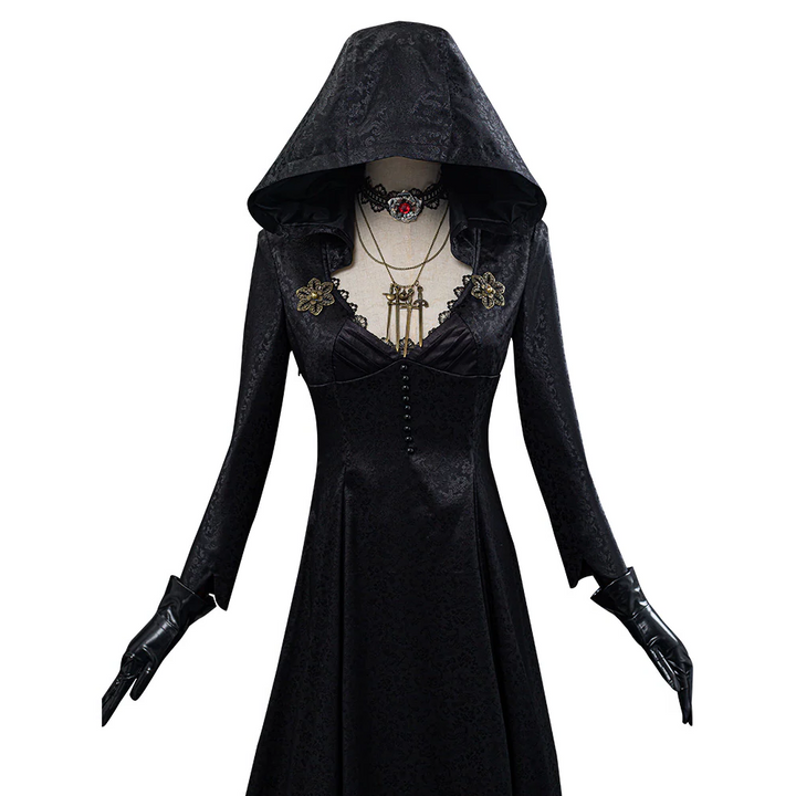 Officiell Evil Village Cosplay Kostym Vampyrdam