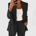 Sofistikerad Stil Chic Blazer Set