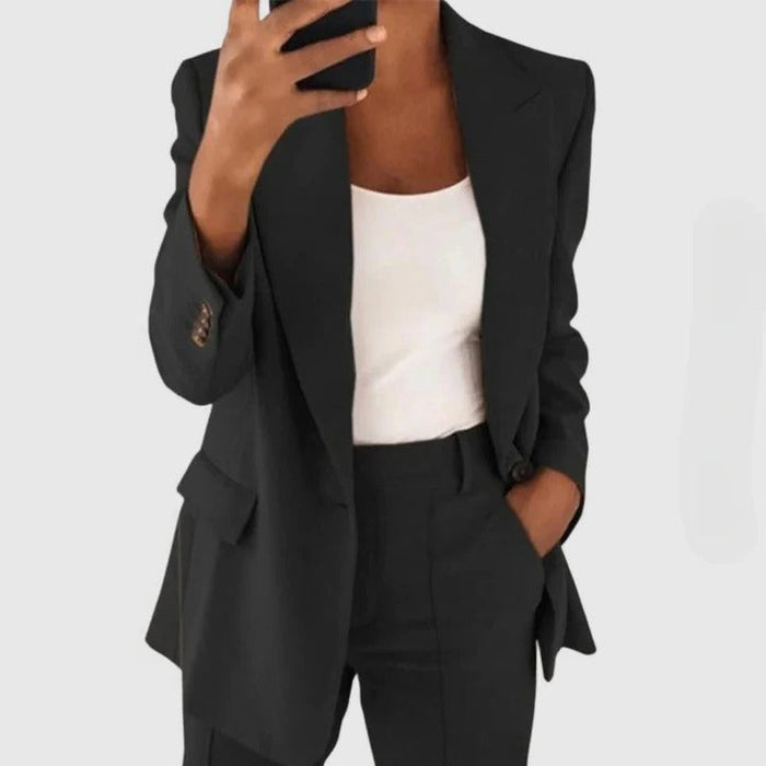 Sofistikerad Stil Chic Blazer Set