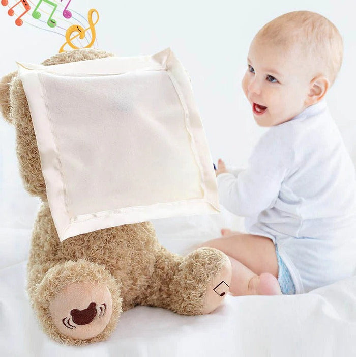 Peek-A-Boo-Teddy - Interaktiv Plyschleksak