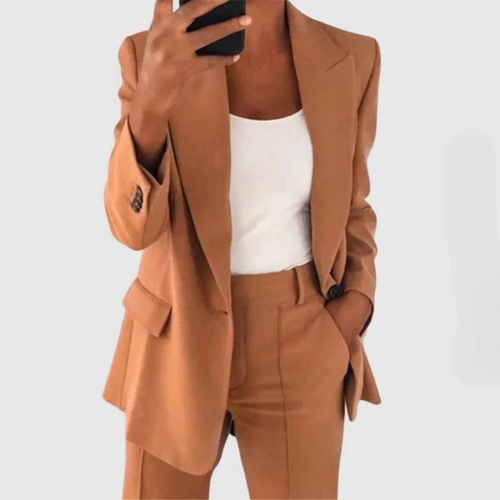 Sofistikerad Stil Chic Blazer Set