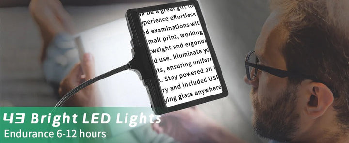 Förstoring Glas Med LED-belysning