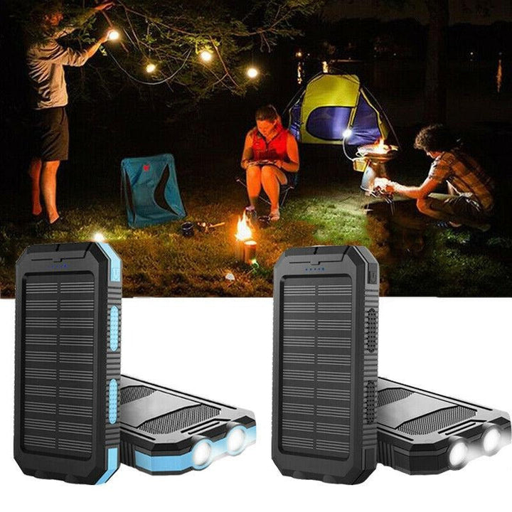500000mAh Solcellsladdare Vattentät Power Bank Extern