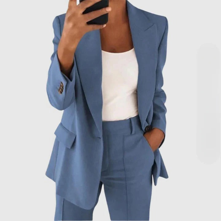 Sofistikerad Stil Chic Blazer Set