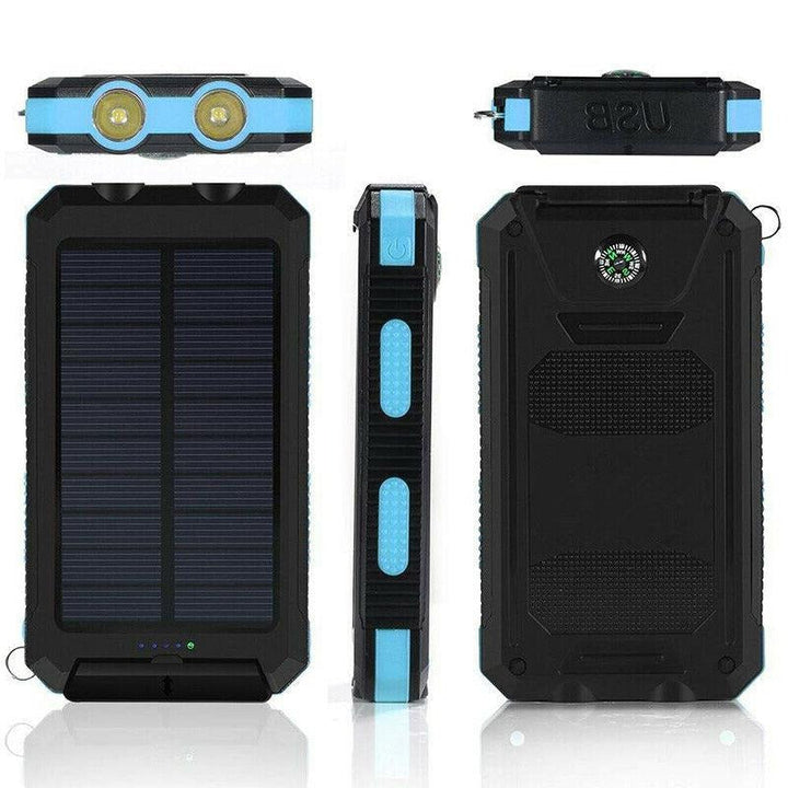 500000mAh Solcellsladdare Vattentät Power Bank Extern
