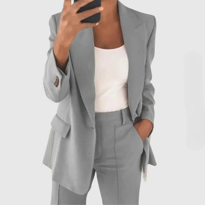 Sofistikerad Stil Chic Blazer Set