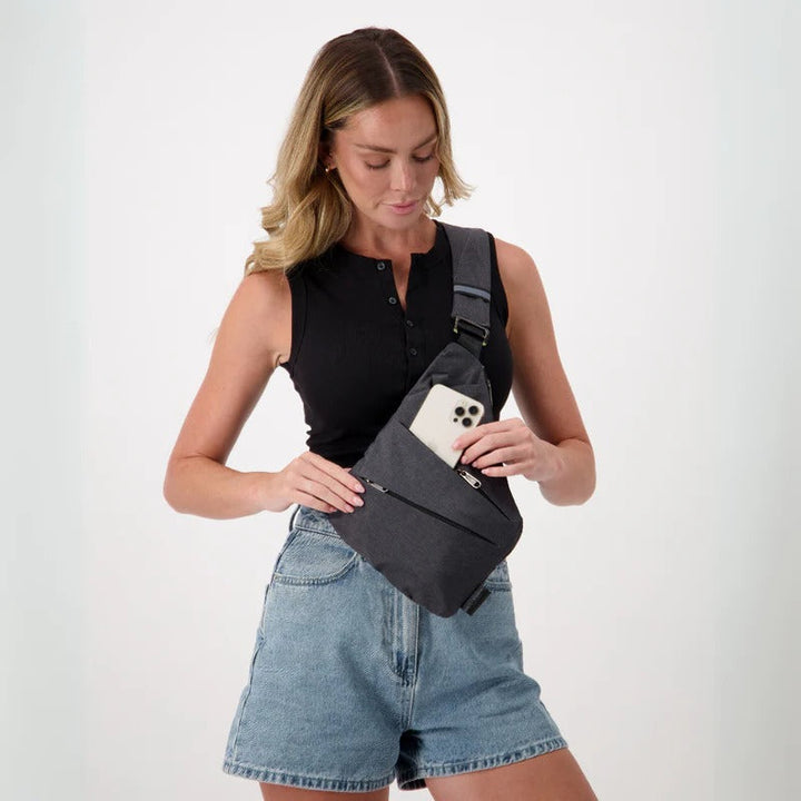 Unisex Anti-Tyveri Crossbody Väska