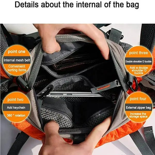 Multifunktionell Utomhus Sport Midjeväska - Gear Max Midjepack