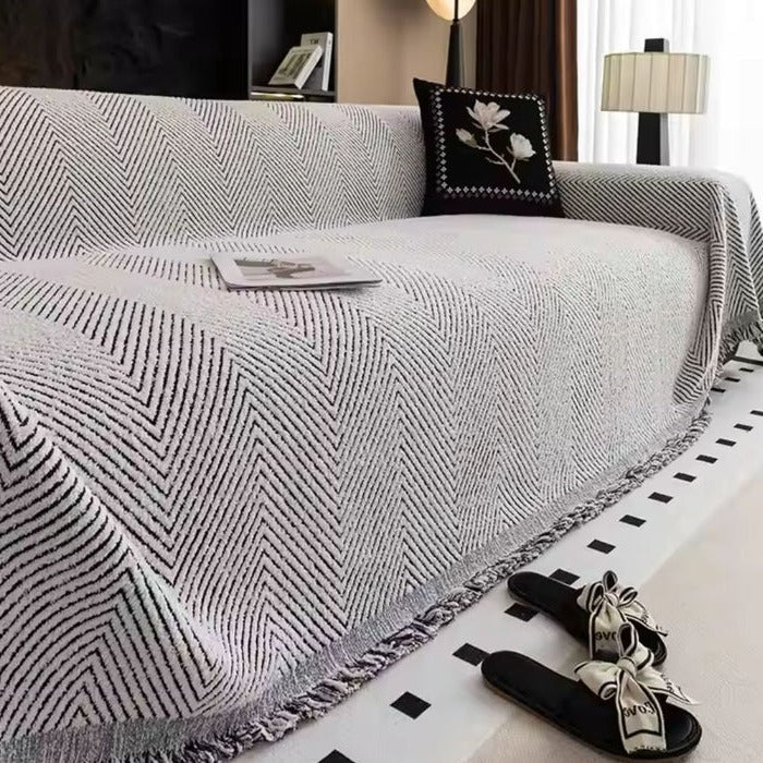 Stripe Herringbone Sofföverdrag