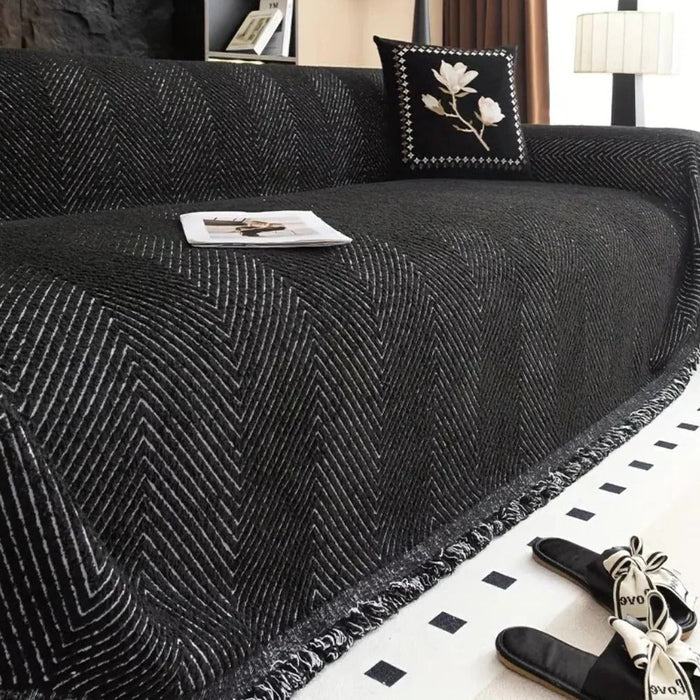 Stripe Herringbone Sofföverdrag
