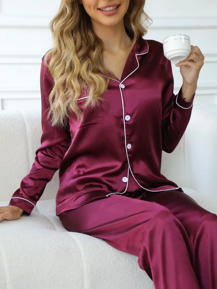 Högkvalitativ Pyjamaset För Damer