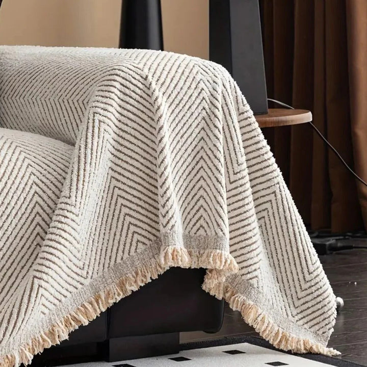 Stripe Herringbone Sofföverdrag