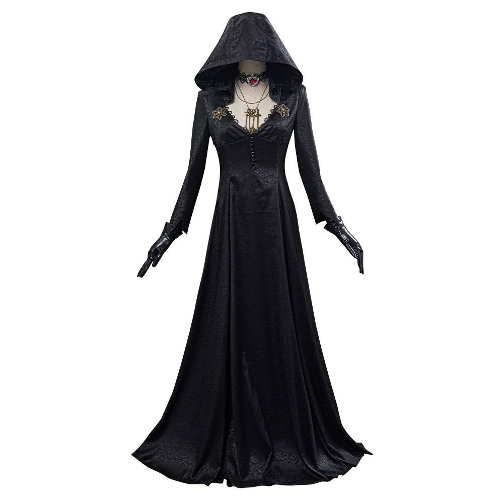 Officiell Evil Village Cosplay Kostym Vampyrdam
