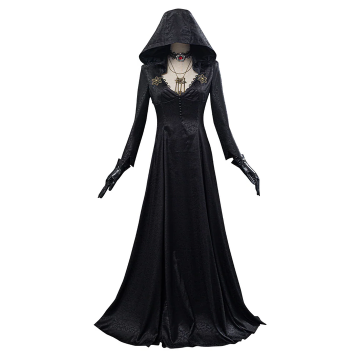 Officiell Evil Village Cosplay Kostym Vampyrdam