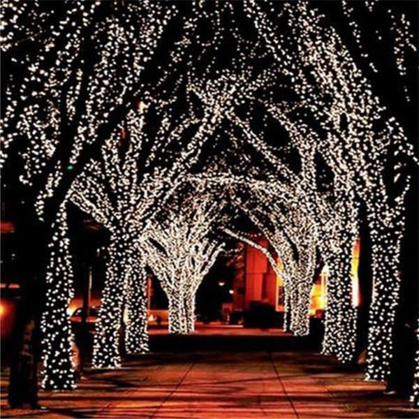 17-Meter Ljusserie med 100 LED Solcellsdrivna Fairy Lights