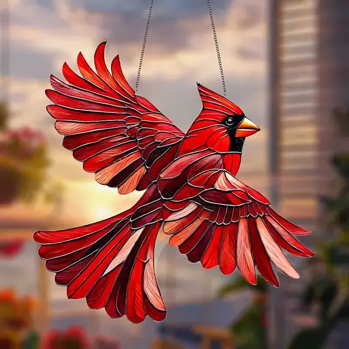 Kolibrins solfångare Färgglad fönsterhängare