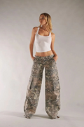 Camo Cargo Byxor